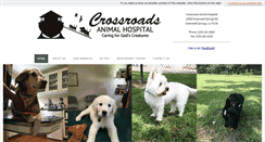Desktop Screenshot of crossroadsanimalhosp.com